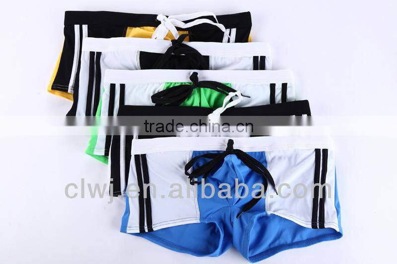 Novelty hot sexy men's modal swimwear boxer sportwear men's underwear swimsuits for boy