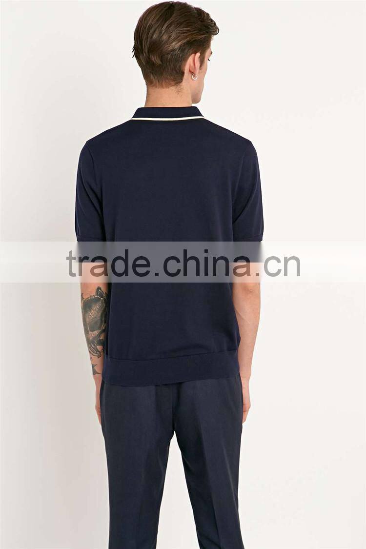 China factory trendy cotton pique polo shirt 100% hemp polo shirt