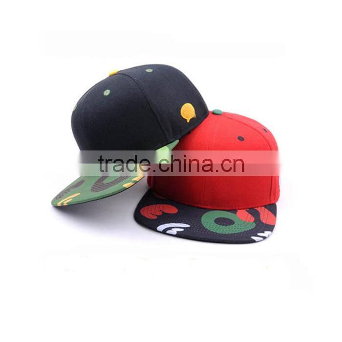 Hot sale unisex printing snapback cap hip hop street style snapback cap custom