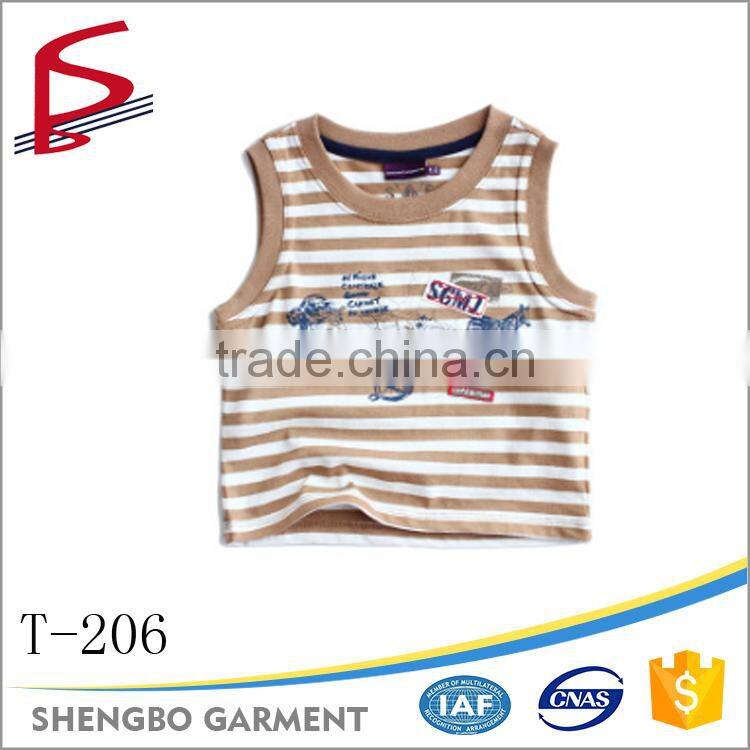 Printed cute animal cartoon 100% cotton summer children t shirt