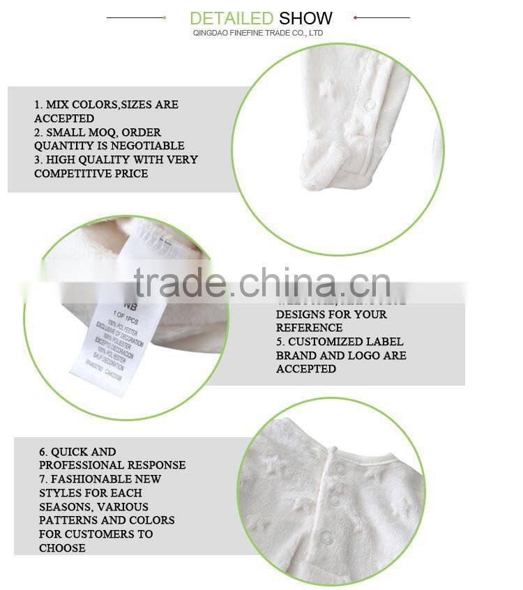 Baby Winter Pajamas New Born Kids Clothing Set 100% Polyester Baby Clothes Romper