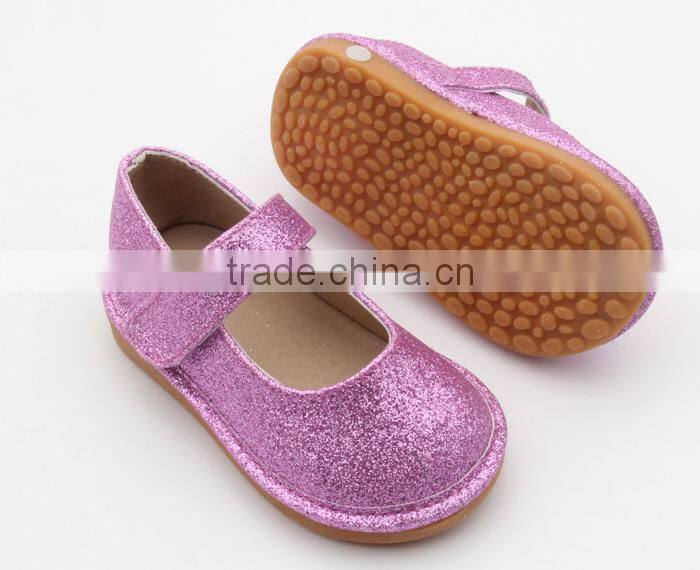 Wholesale high quality lovely fancy kids wholesale squeaky shoes
