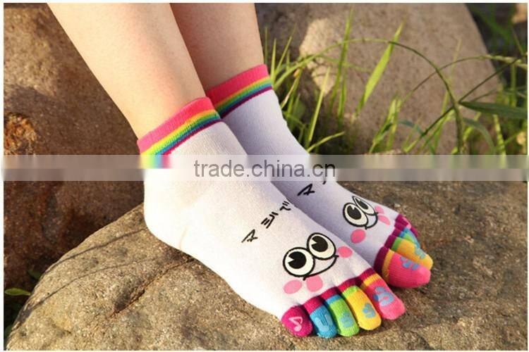 New Breathable Ankle Socks Women Socks Cotton Sports Five Finger Socks Casual Toe Sock make your own socks