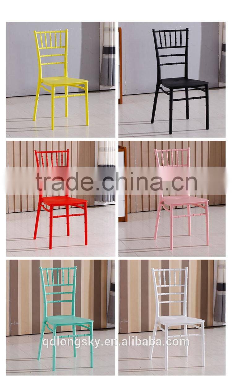 LS-4178 hot new wholesale plastic restaurant banquet chair PP chiavari chairs for event
