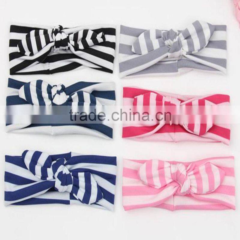 Wholesale Top Baby Knotted Hair Headband Cotton Headbands