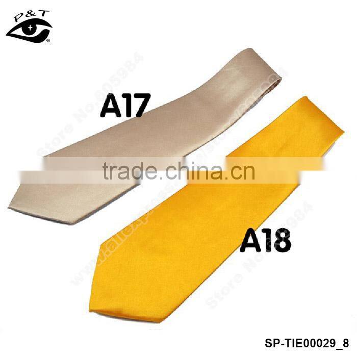 Fashion business ties suit ties for men 21colors pure color mens tie neckties