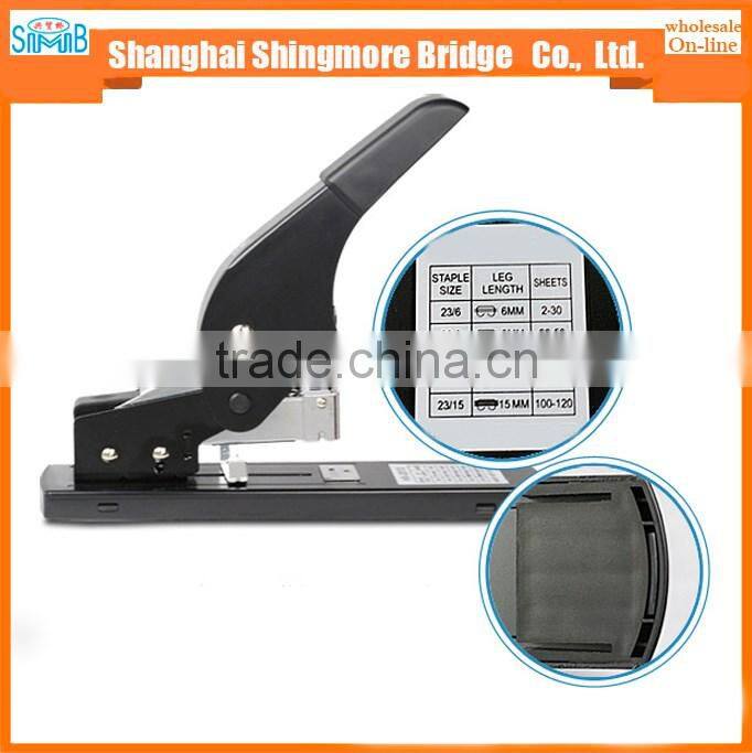 alibaba chinese hot selling high standard 120 sheet heavy duty stapler for office