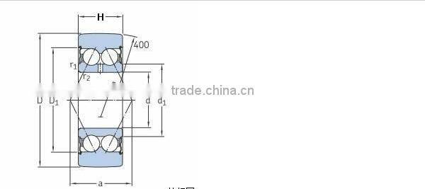 LR5207-2RS Rubber Sealed Track Guide Roller Bearing