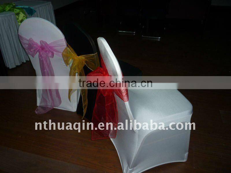 Organza sash for chair cover and chair sash wedding organza chair sash