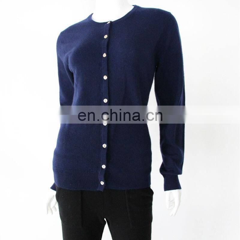 2016 Hot fashion luxurious melange women pure Cashmere long cardigans