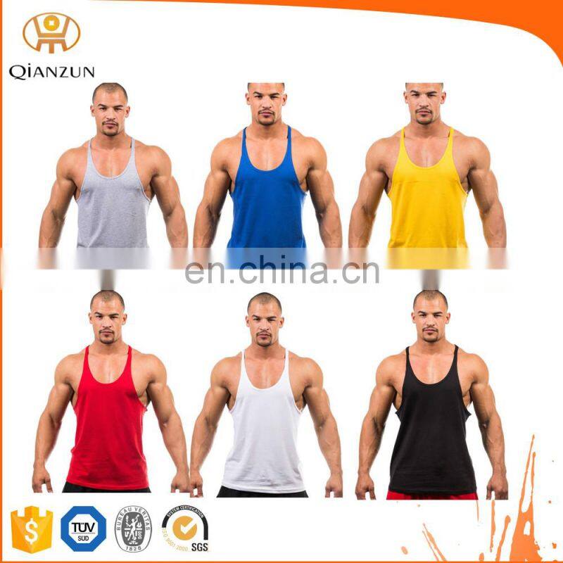 Mens Wholesale Blank Stringer Tank Top Custom