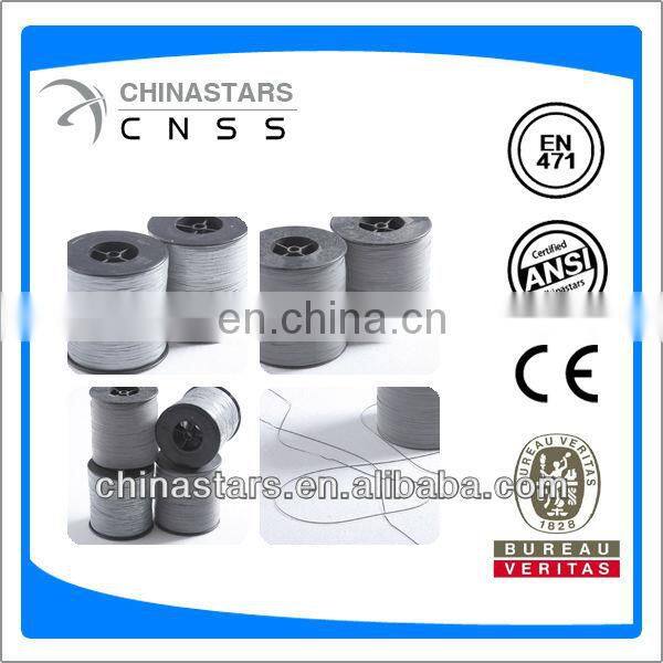 silver color reflective yarn