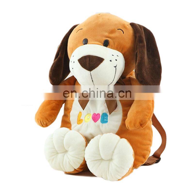 White Polar Bear Plush Backpacks Children School Bags Animal Stuffed Bag