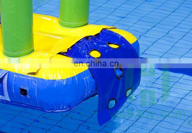 HI hola gold fish inflatable floating water park on swimming pool