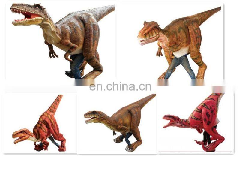 KAWAH Playground Equipment Robotic Realistic Riding a Dinosaur Costume