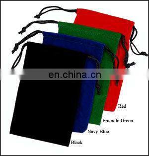 specialized in custom drawstring bag cheap jewellery velvet drawstring pouch