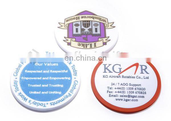 2017 cheap pvc beer coasters for sale