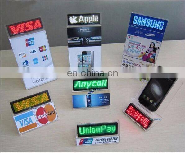 LANPAI Wholesale scrolling LED Message Badge/ Tag