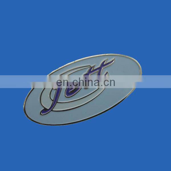 custom print epoxy self adhesive aluminum sticker label