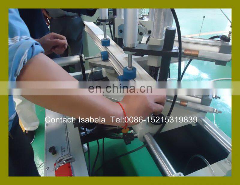 UPVC V corner welding cleaning machine for UPVC window door production line