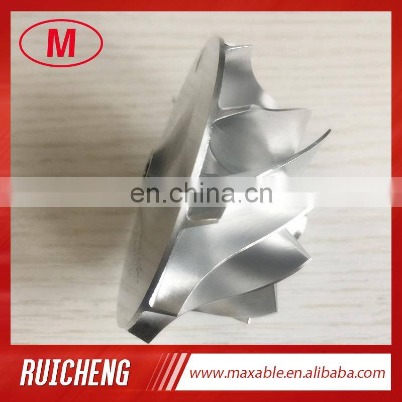 RHF5HB 46.50/59.94mm 11+0 blades high performance Turbocharger Billet/milling/aluminum 2618 compressor wheel for VF30/VF3