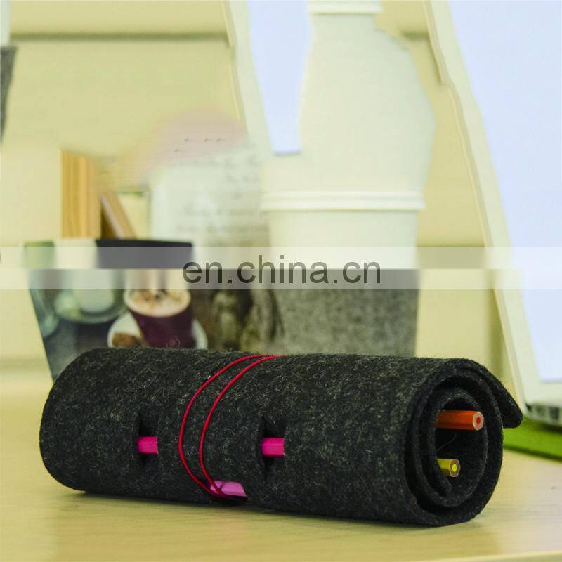 Cheap Creative Simple Pure Color Felt Pen Bag