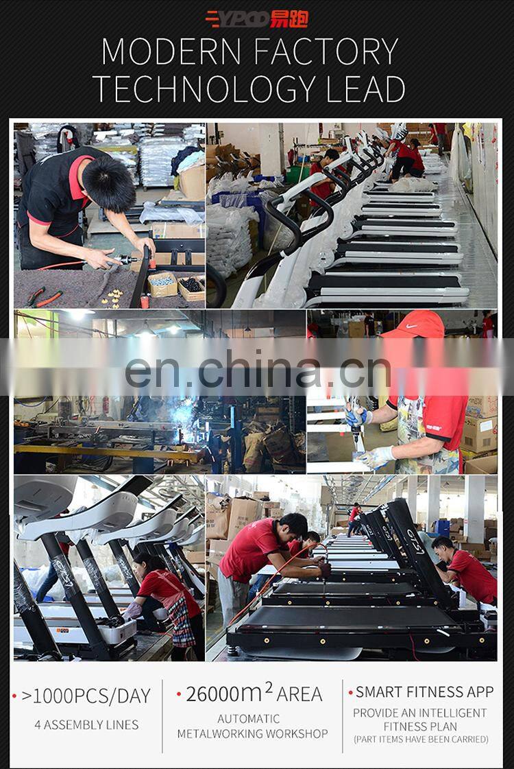 YPOO electric treadmill manufacturers 3.5hp dc motor  treadmill with massage and twister treadmill