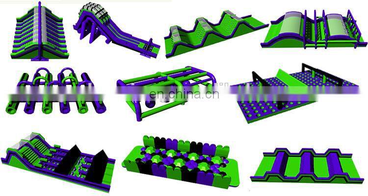 5K Cheap Custom Inflatable Obstacle Run Races Game Challenge Course Adult Inflatable