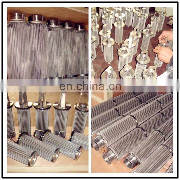Stainless Steel Metal sintered Wire mesh Woven filter sheet sintered melt Hydraulic filter element filter sheet
