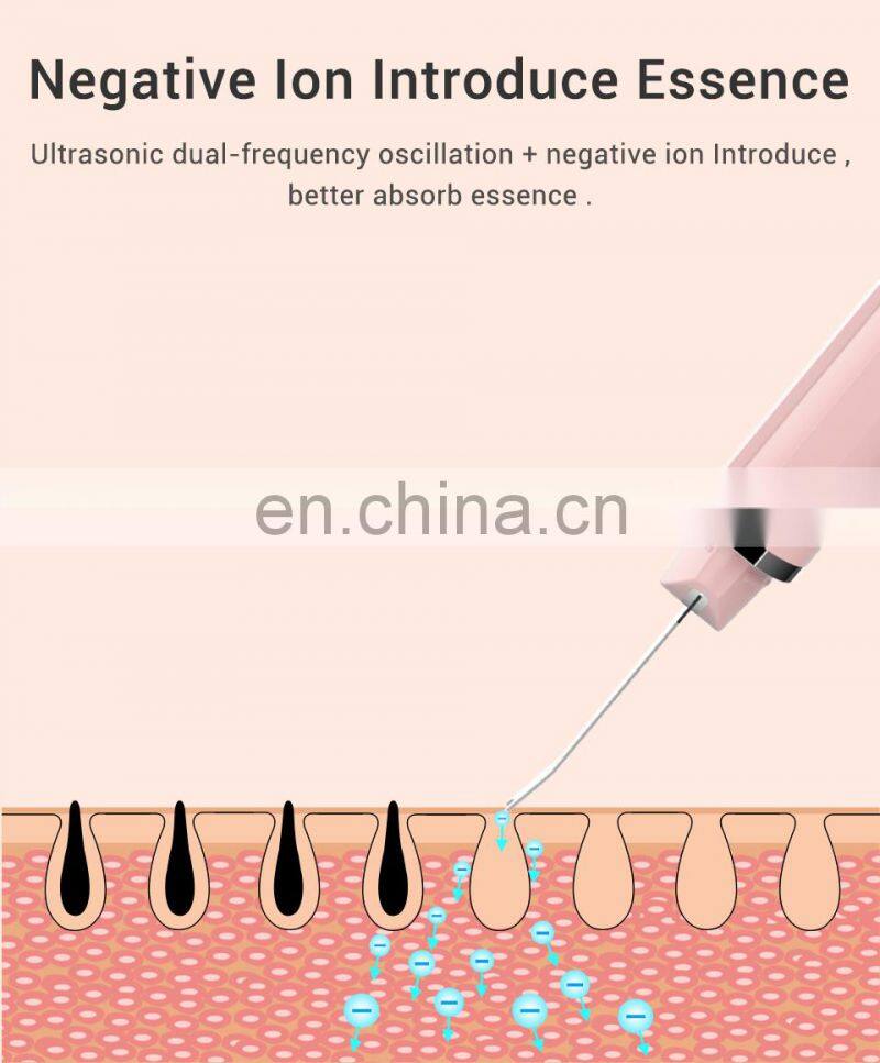 Original Inface Ultrasonic Skin Scrubber MS7100 Skin Purifier Deep Face Cleaning Peeling Home Use Rechargeable Skin Care Device