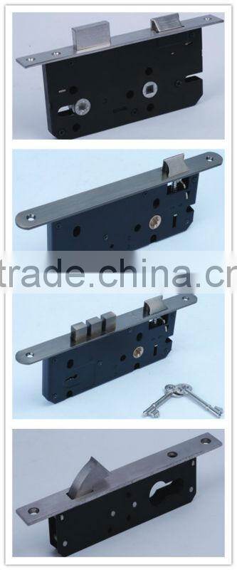 85604B2T:High Security 4 bolts 2 turns metal door lock body