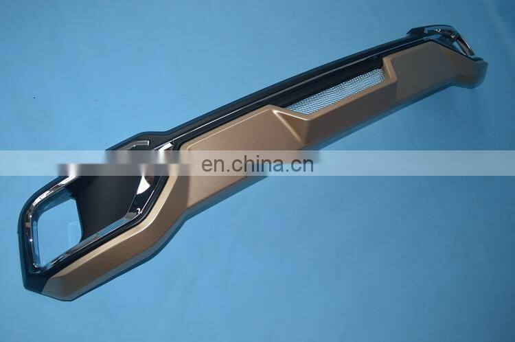 ABS material front/rear bumper guard for Toyota Highlander 2015+