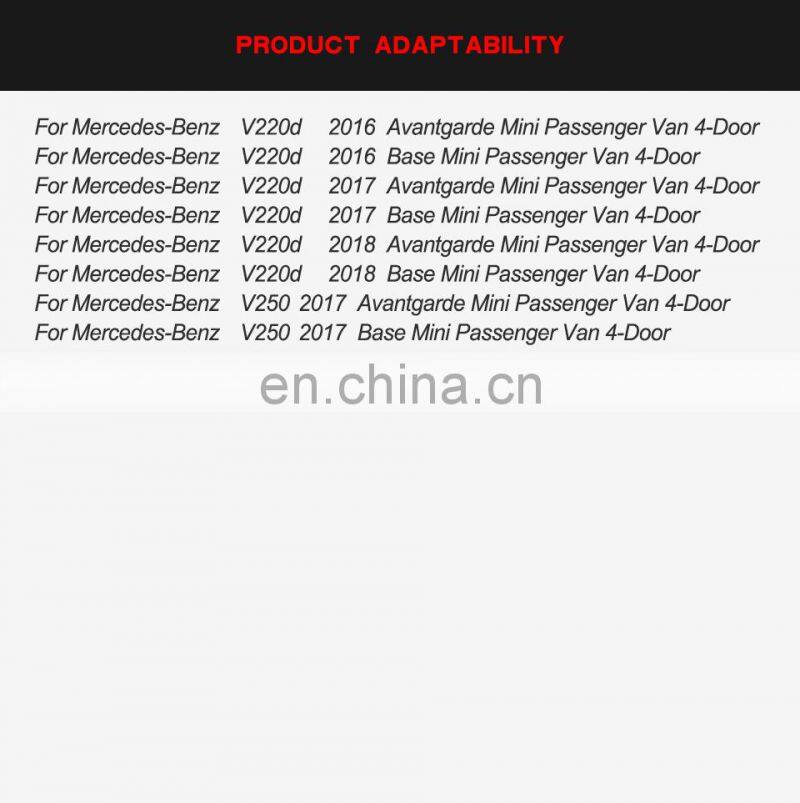 carbon fiber front bumper lip for Mercedes V-Class w447 2015-2019