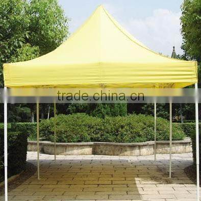 Steel Folding Marquee Tent Frame 3x3m ( 10ft X 10ft),30mm, with Yellow canopy & Valance(Unprinted)