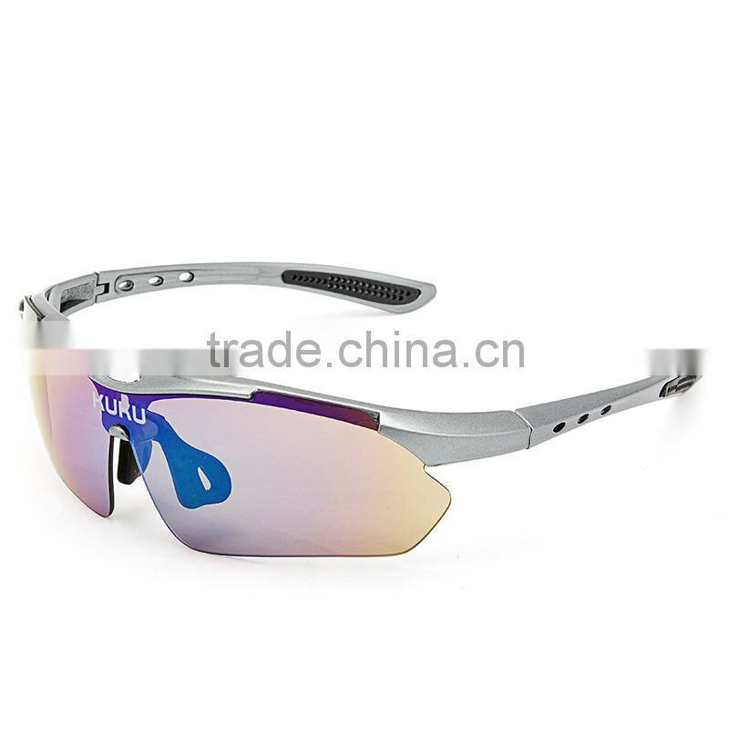 Hot selling 5 lens whole set outdoor sporting blue blocking sunglasses