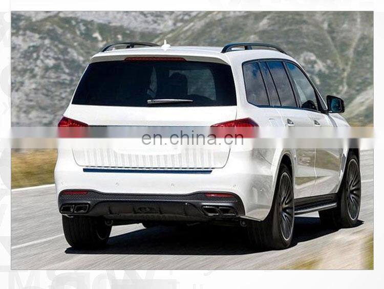 GBT drop shipping car bumpers mercedes gls bodykit amg 63 style gls amg kit tuning facelift for body kit x166