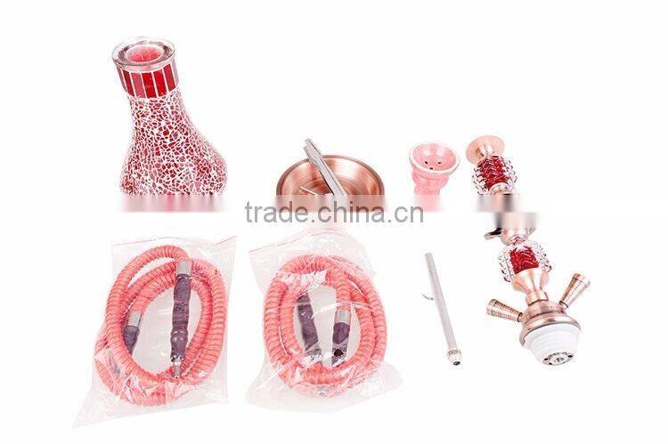 Alibaba product JYH04 red new hookah in china, all glass hookah