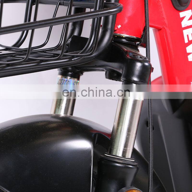 cheap Chinese factory price adult fashion new design electric bicycle 48v12ah electric scooter with pedal