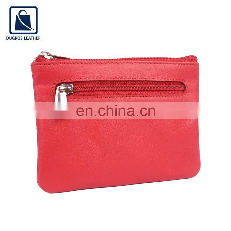 Nickle Fitting Matching Stitching Modern Design Luxury Pattern Genuine Leather Key Case at Reasonable Price