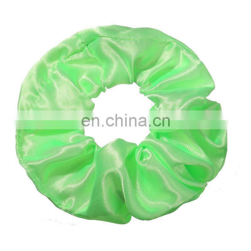 2020 New Arrival Girls LED Luminous Scrunchies Hairband Ponytail Holder Headwear Elastic Hair Bands Solid Color Hair Accessories