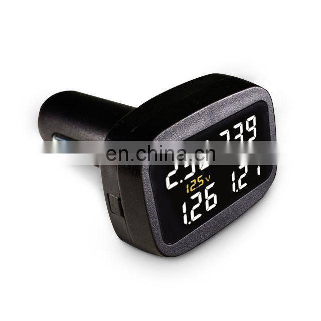 TPMS tyre pressure monitor system for 4 tyres, car, 4WD, Ute, caravan with external sensors