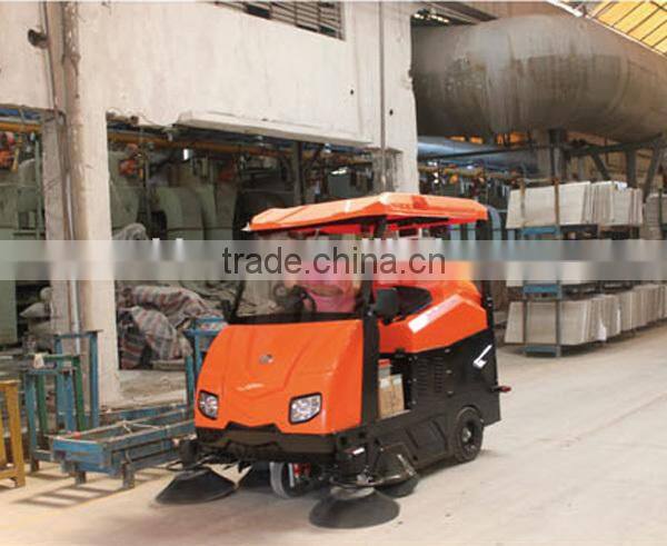 ride on automatic driveway sweeper