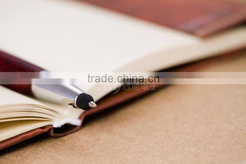 Promotional pen , Wooden pen drive with stylus touch pen and ballpoint pen , best writing instruments Christmas gift