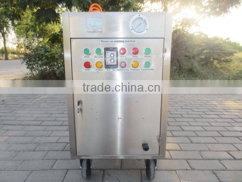 mobile steam car wash, 220V 6KW steam washer, steam car wash system