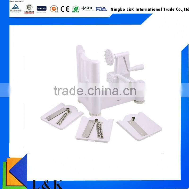 As seen on TV spiral slicer /vegetable spiralizer/spiral vegetable slicer