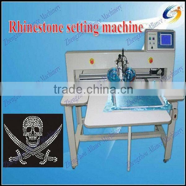 automactic ultrasound rhinestone/jewelry stone pressing/laying machine