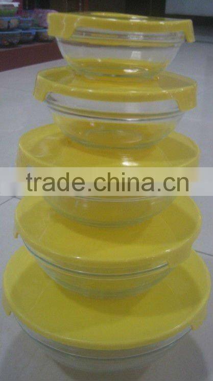salad bowl glass bowl set glass bowls set of 5
