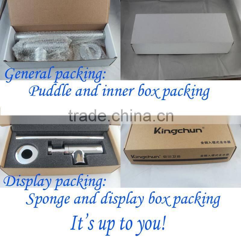 Watermark Modern Designer Chrome Plated Brass Basin Sink Bottle Trap with Extension Tube (J220)