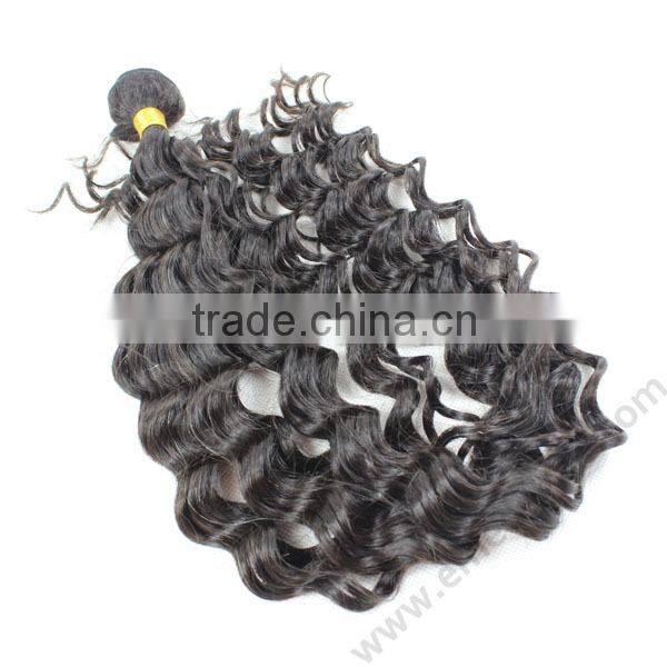 Wholesale indian loose deep wave remi hair weave