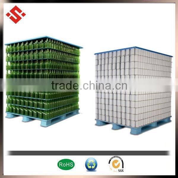 4mm Thick Plastic PP Corrugated Sheet for bottle Layer Pads